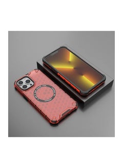 Fashion Case iPhone 11 Honeycomb Magnetic Ring Shockproof Phone Case  - Image 2