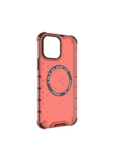Fashion Case iPhone 11 Honeycomb Magnetic Ring Shockproof Phone Case  - Image 4