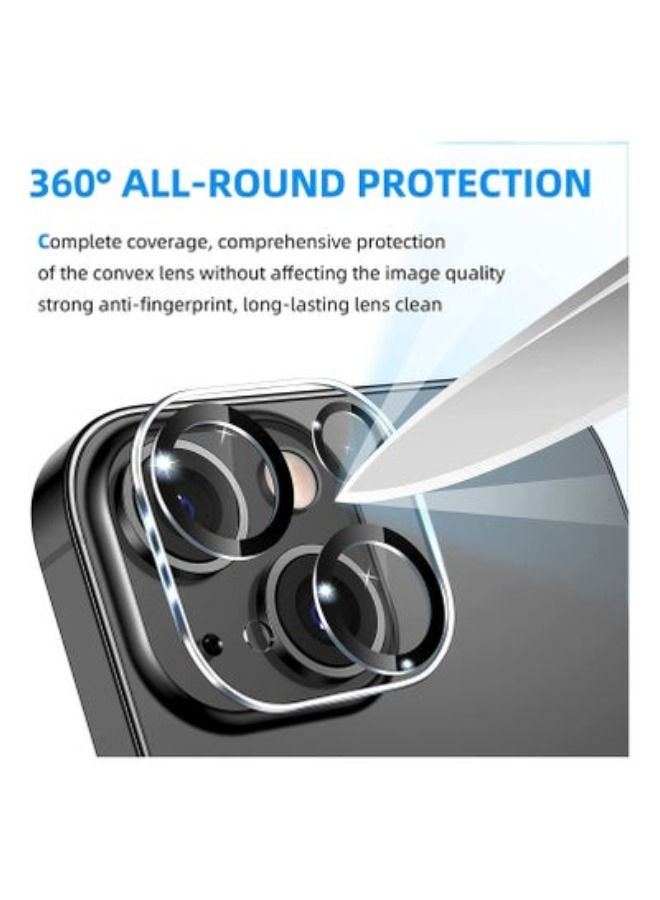 ACLIX [3 Pack] Tempered Glass Camera Lens Protector Compatible for iPhone 14 6.1 inch ＆ iPhone 14 Plus 6.7 inch 2022, Case Friendly/High Definition [Not Affect Night Shot] - Image 5