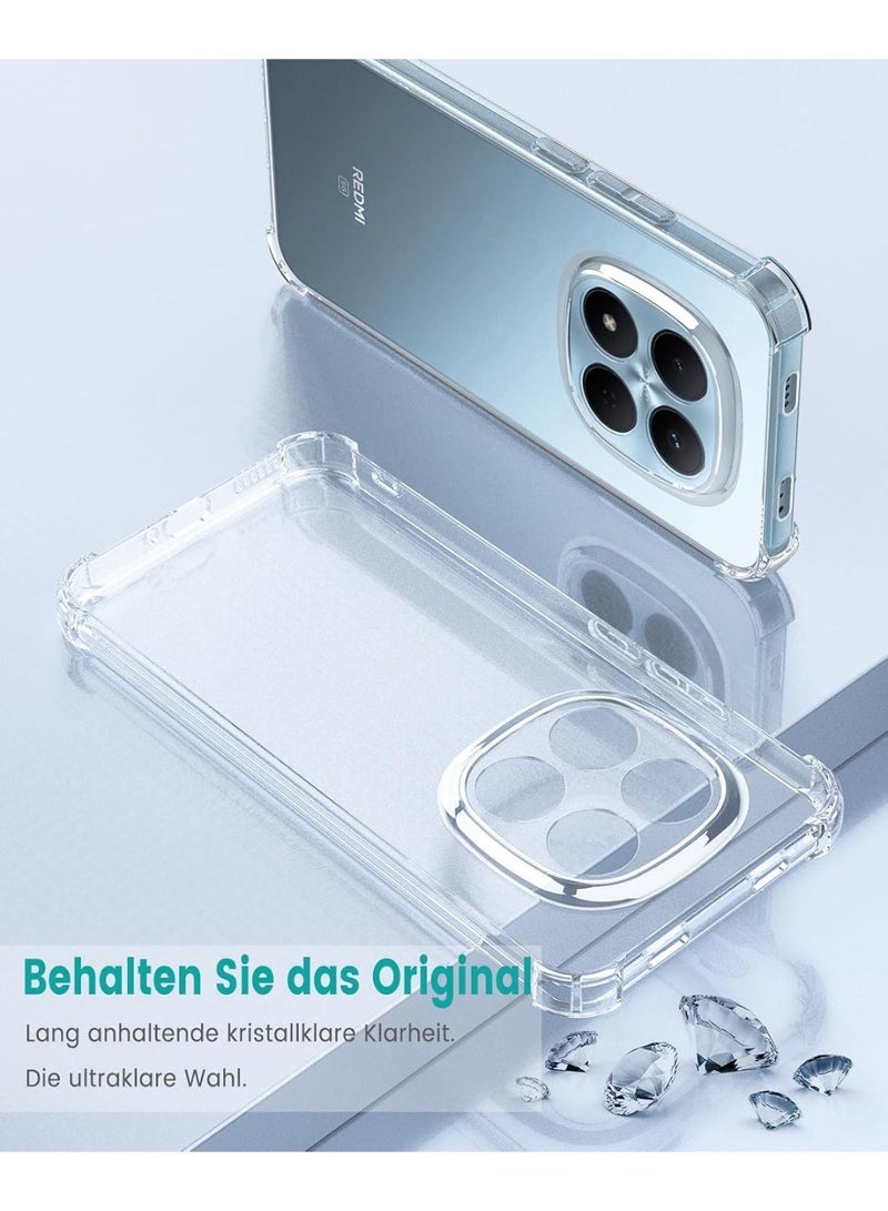 غطاء حماية كامل للكاميرا، مصنوع من مادة TPU الناعمة الشفافة، مع حواف سيليكونية معززة، وزوايا معززة، لهاتف Xiaomi Redmi Note 15 Pro 5G - Image 4