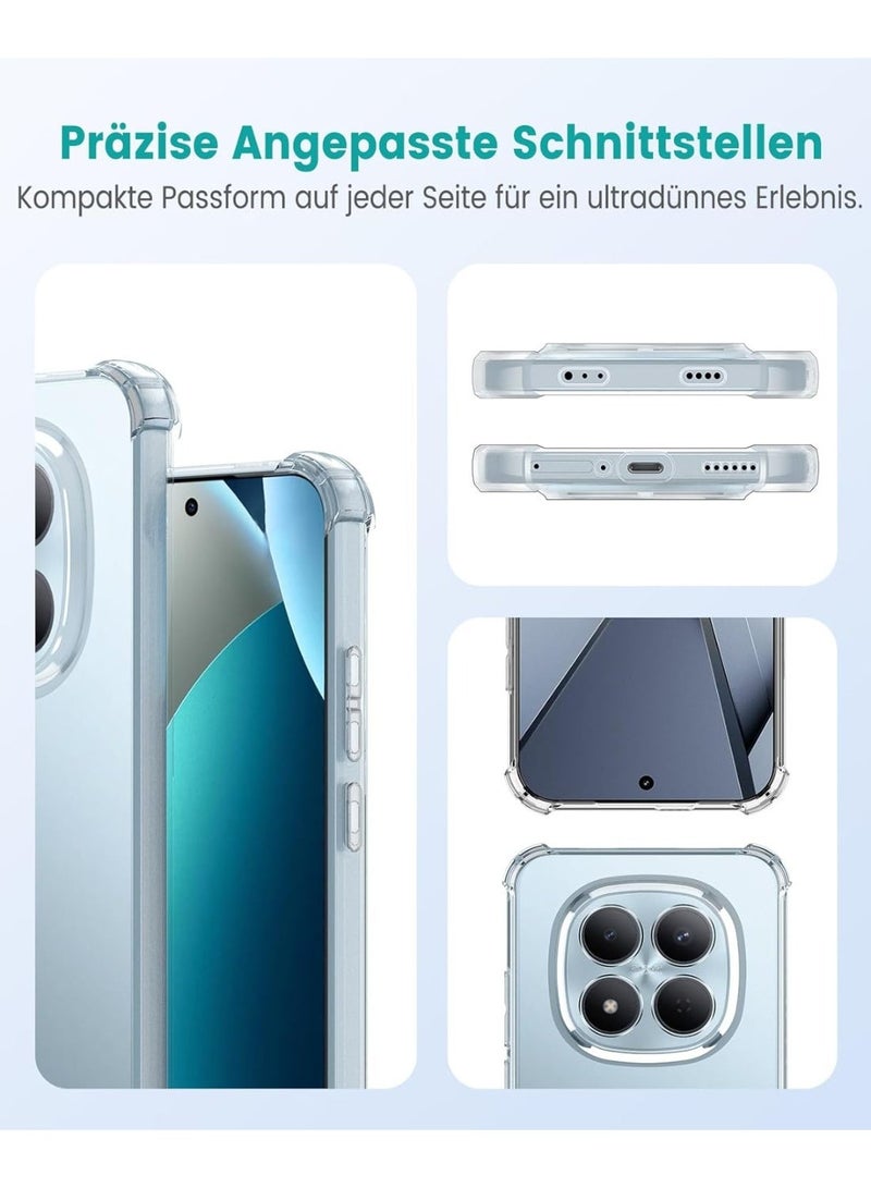 غطاء حماية كامل للكاميرا، مصنوع من مادة TPU الناعمة الشفافة، مع حواف سيليكونية معززة، وزوايا معززة، لهاتف Xiaomi Redmi Note 15 Pro 5G - Image 3