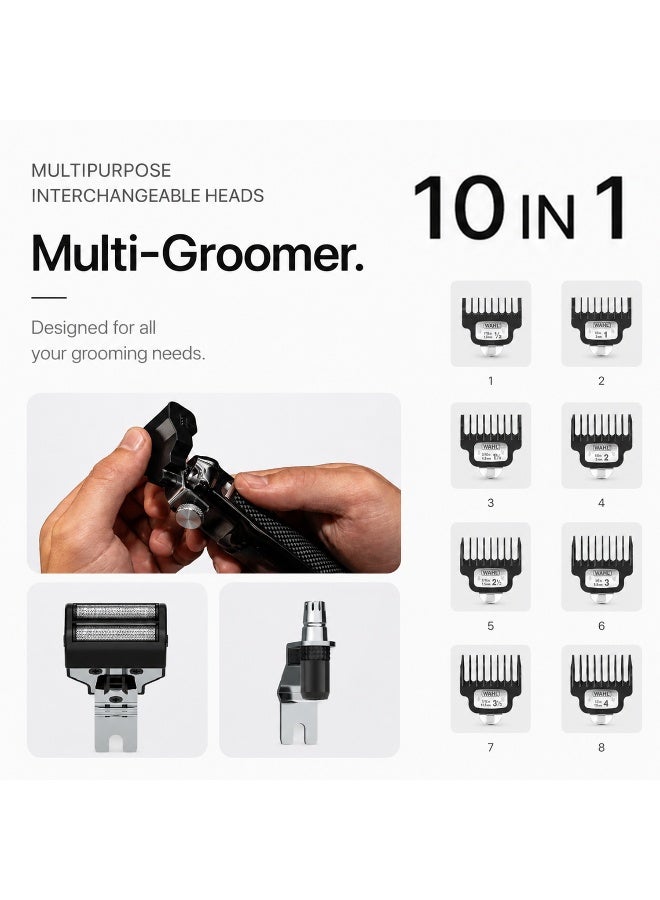 وال Pro Series High Visibility Close Cutting Men's Cordless Trimmer 16 x 4 x 4 cm 3024849 Black - Image 2