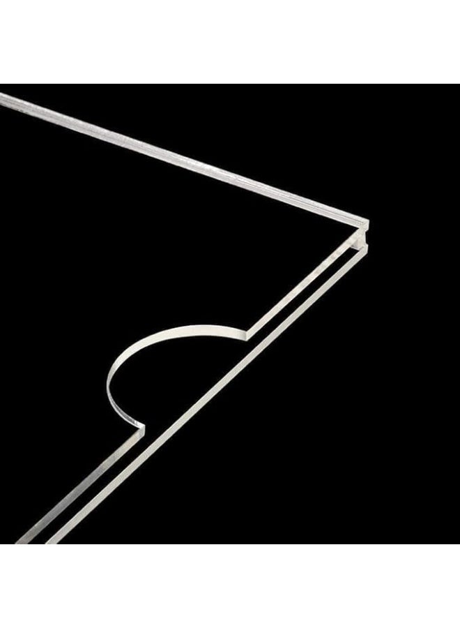 ARS Acrylic Checklist Holder, Acrylic Wall Sign Holder Sign Holder A3 Size Clear Vertical Wall Mount Frame Holder for Home, Office, Store, Restaurant, Pack of 2 - Image 5