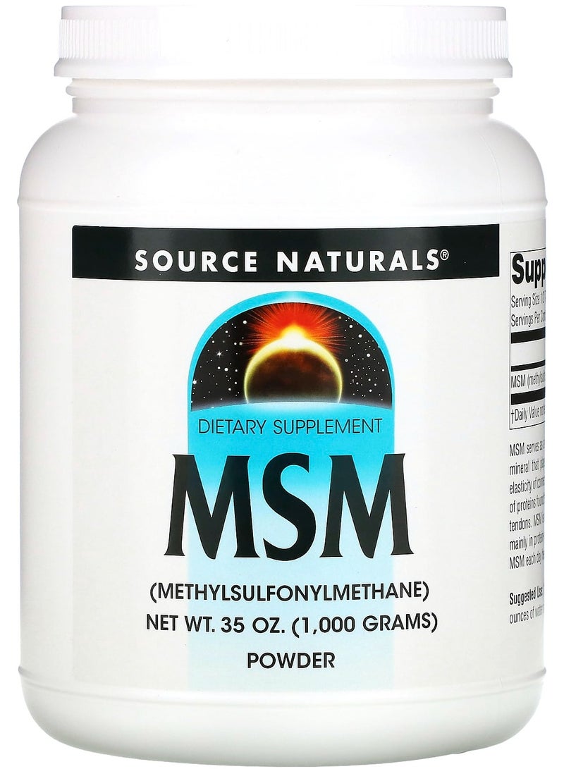 Source Naturals MSM Powder, 35 oz (1,000 g) 