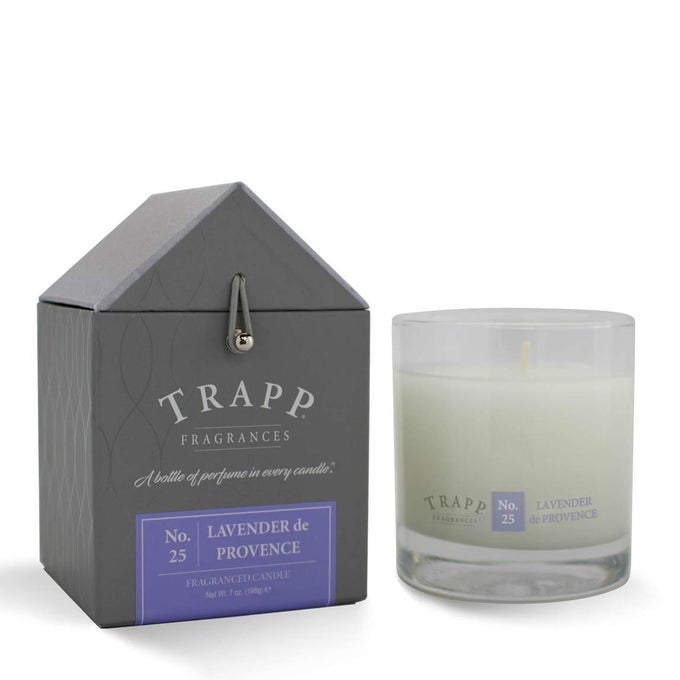 Signature Home Collection No 25 Lavender De Provence Poured Scented Candle 7Ounce