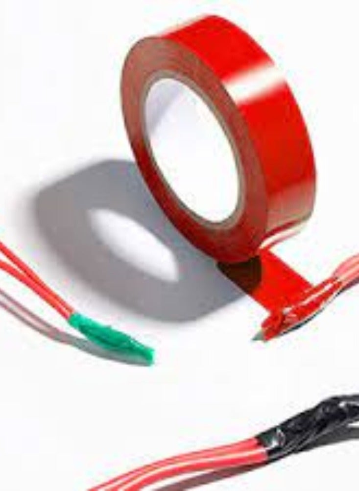KNP KNP Insulating Wire Tape (Red) is a versatile tape used in electrical applications for insulation, protection, and color coding.  - Image 3