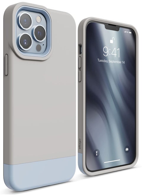 Glide for iPhone 13 Pro MAX Case Cover - Stone Light Blue