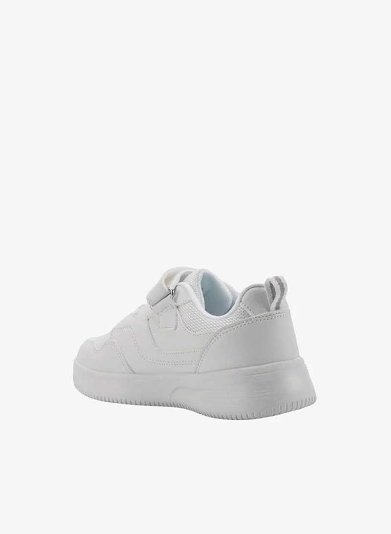 Lumberjack  Lumberjack Unisex Kids School Shoes White Hook & Loop Strap Lightweight Casual Sneakers for School Daily Wear  | Best Price UAE