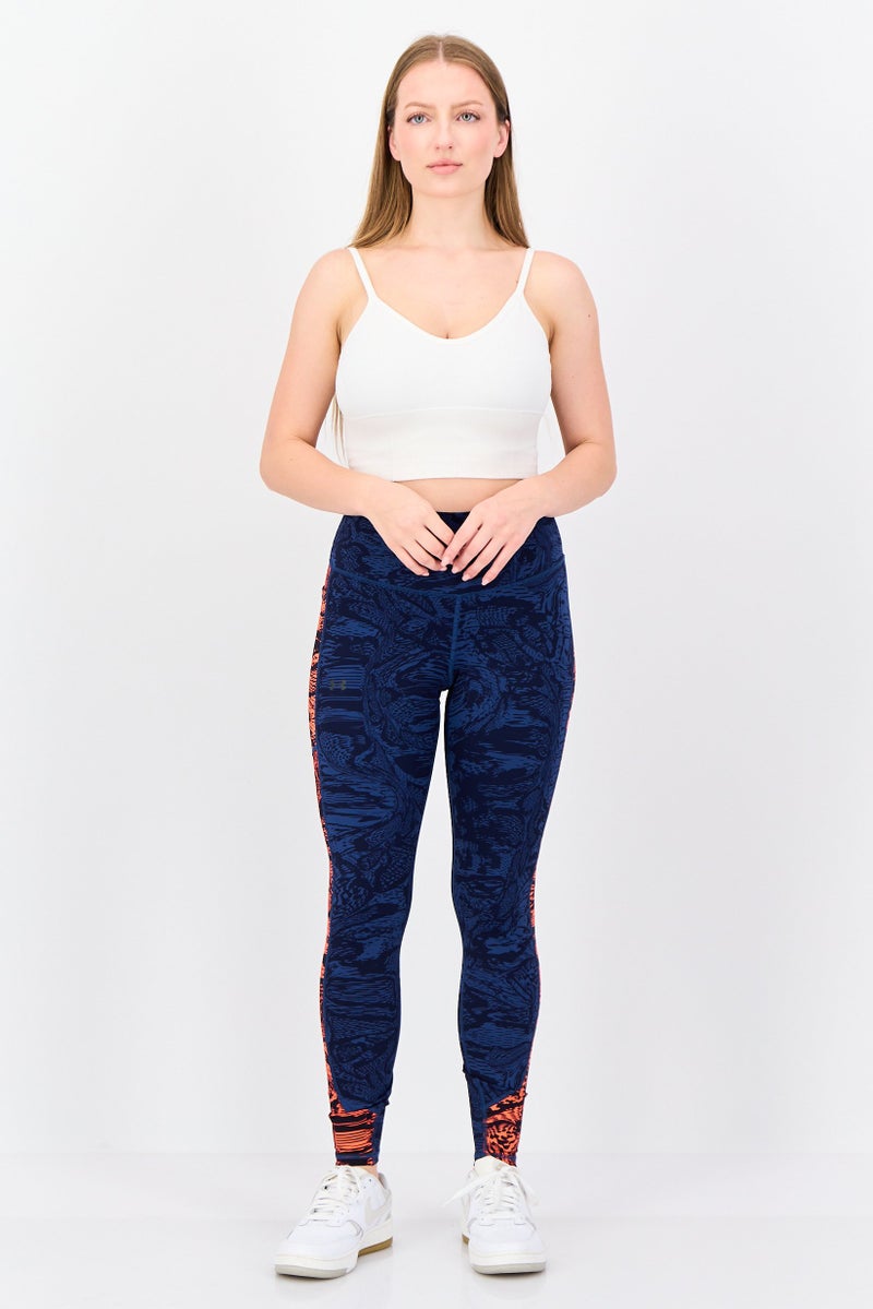 UNDER ARMOUR سراويل ليغينغز كاملة الطول للنساء، ملونة - Image 4