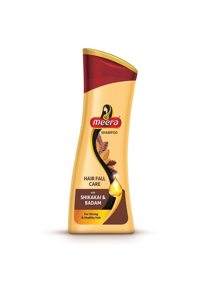 MEERA Hairfall Care Shampoo, Goodness Of Badam & Shikakai, For Strong & Healthy Hair, For Men And Women, Paraben Free, 180 Ml  - Image 1