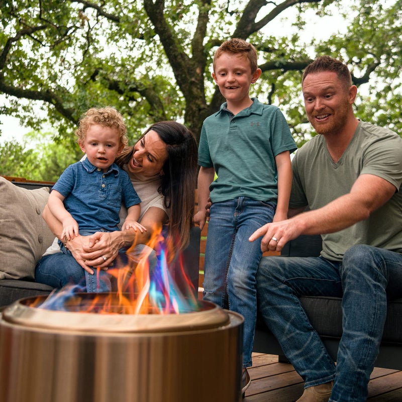 Solo Stove حزمة ألوان Solo Stove 10 حزم نارية متغيرة الألوان، تضيف نيران ملونة سحرية إلى موقد النار الخاص بك و 4 ألوان نارية محتملة - أزرق، أخضر، بنفسجي، وأصفر - ملحق موقد النار للموقد الخارجي - Image 3
