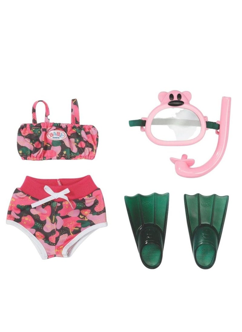 Baby Born - Deluxe Weekend Snorkeling Set, Fits Dolls up to 43cm - Image 1