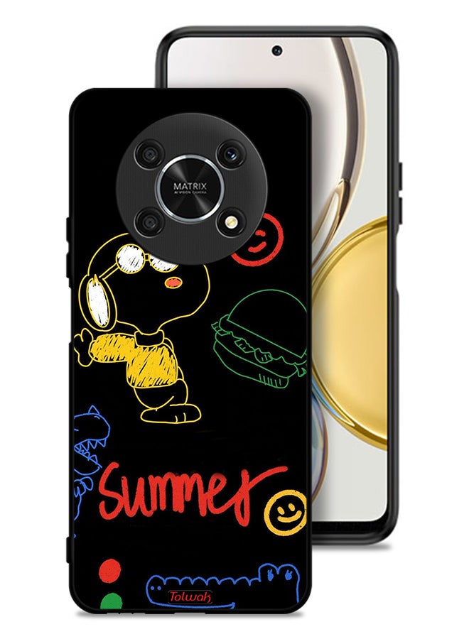 Tolwak Honor X9 5G Protective Case Cover Summer Sticker - Image 1
