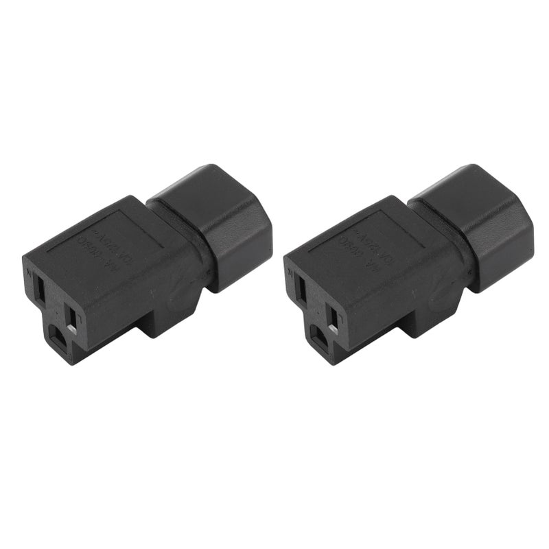 IEC320 C14 Male to for Nema 5 15R Female Power Adapter for Lamp Speaker Display Printer Camera 10A 125V - Image 2