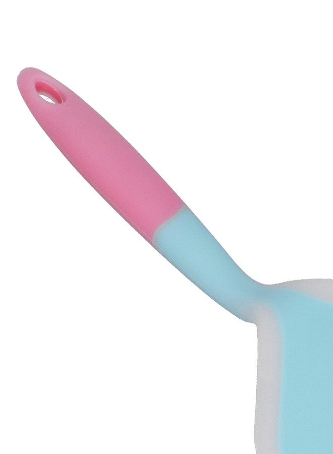 WGFOIP Wide Silicone Spatula, Pancake Spatula Turner Non Stick Fried Shovel for Kitchen (Blue Shovel Head) - Image 5