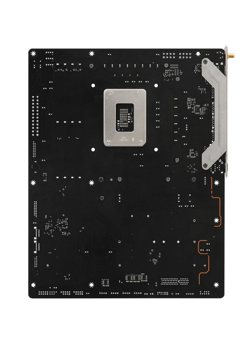 ASRock Phantom Gaming B860 Lightning WiFi LGA 1851 Intel B860 SATA 6Gb/s DDR5 ATX Motherboard - Image 4
