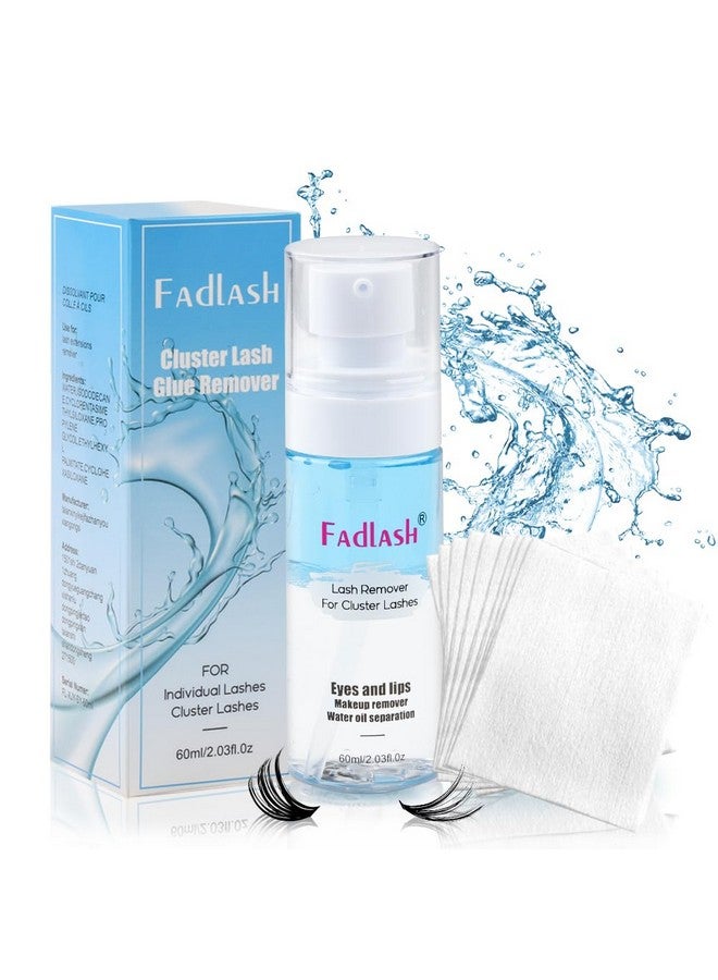 FADLASH Lash Glue Remover for Lash Extensions 60ML Eyelash Extension Remover Gentle Soothing Cluster Lash Extension Remover Fast Removal DIY at Home(60ml) - Image 1