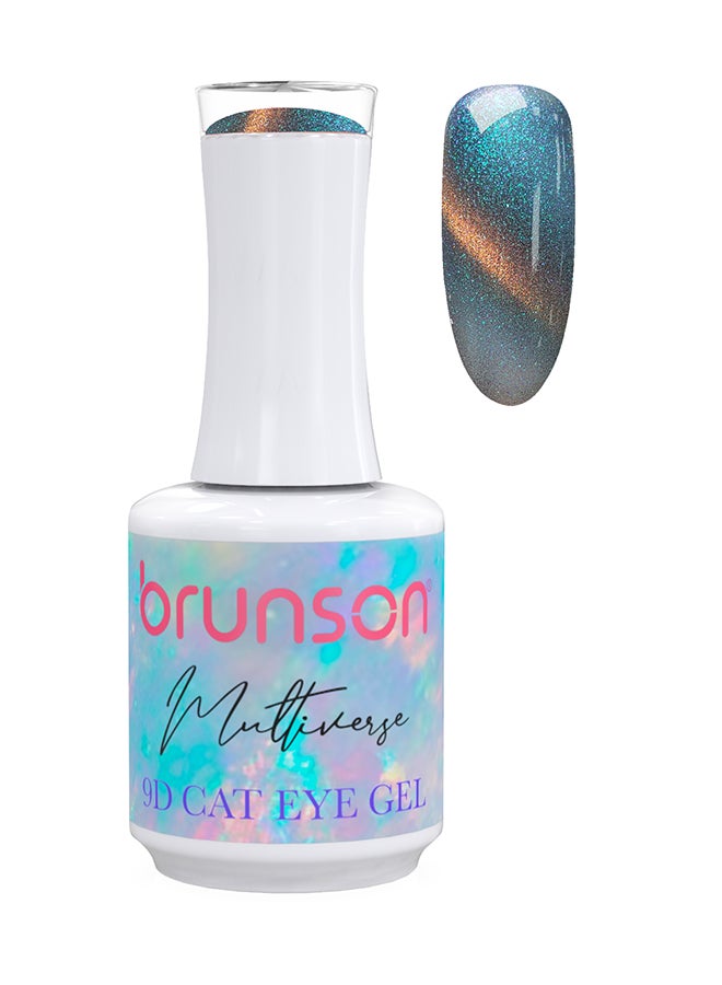 brunson Multiverse 9D Cat Eye Gel Polish Galaxy Magnetic UV LED Gel Nail polish 18ml Chameleon Magnetic Gel Soak Off UV LED Gelish Polish D07N