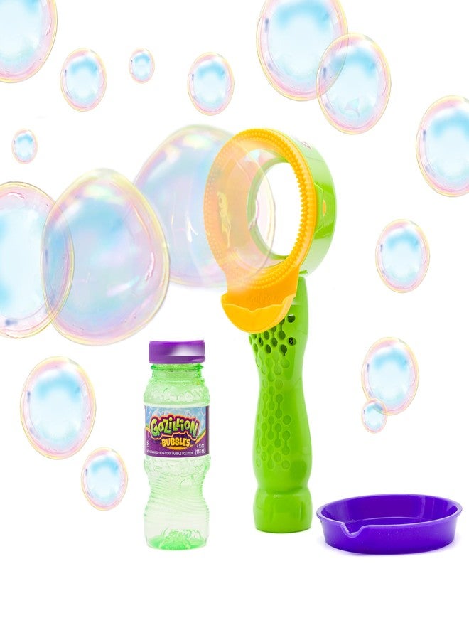 Gazillion Bubbles VorTech Wand Toy for Toddlers, Easy, Safe, Push-Button Bubble Fun, Includes 4 oz Solution and Dip Tray, Outdoor Gift for Boys and Girls, Ages 3+ - Image 1