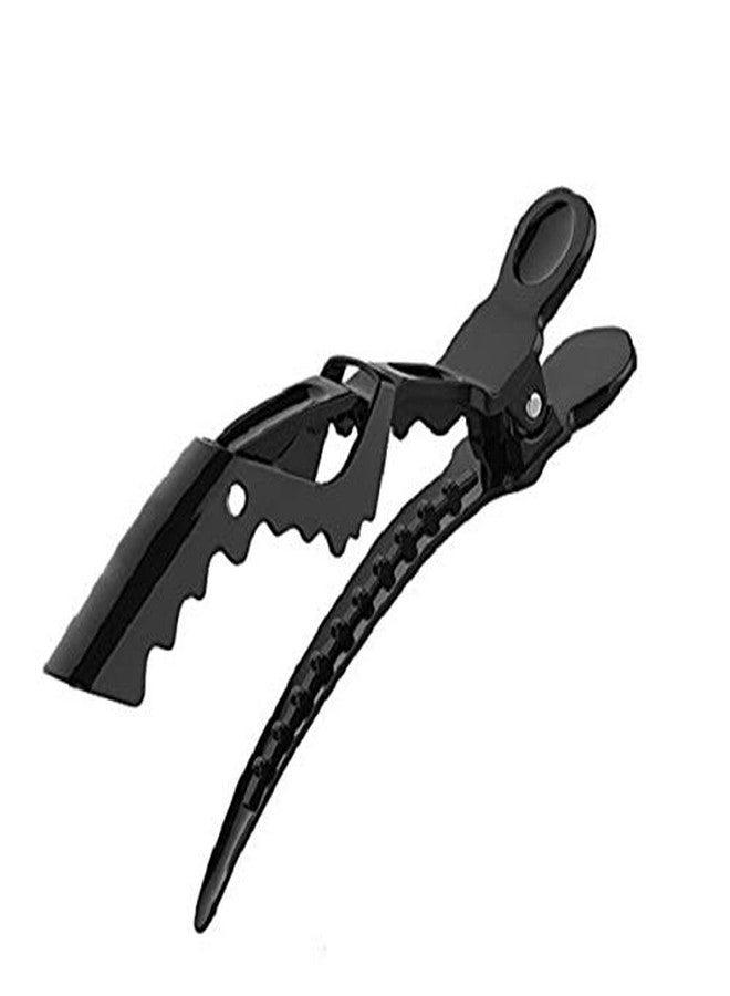 AKADO Professional durable non-slip hair styling sectioning crocodile salon curl hairpin plastic clips set Hair Clip (6 Pcs) - Image 3
