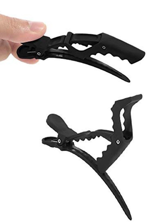AKADO Professional durable non-slip hair styling sectioning crocodile salon curl hairpin plastic clips set Hair Clip (6 Pcs) - Image 4
