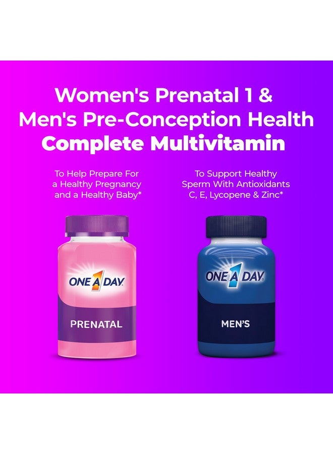 One A Day Men's & Women's Pre-Pregnancy Multivitamin Softgel including Vitamins A, Vitamin C, Vitamin D, B6, B12, Folic Acid & more, 30+30 Count, Supplement for Before, During, and Postnatal - Image 5