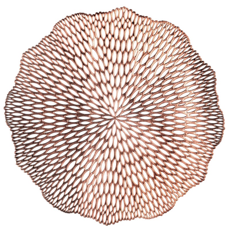 Amscan Rose Gold Vinyl Placemats  Pack of 4 145 Party Supplies Perfect for Any Occasion  Celebration