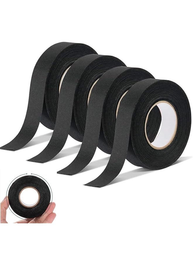 PROMASS - promass 4 Pcs 15mm x 15m Wiring Harness Tape, Self Adhesive Automotive Tapes, Automotive Fabric Tape for Automotive Engine, Electrical Wiring, Wrapping Car Wiring - Image 1