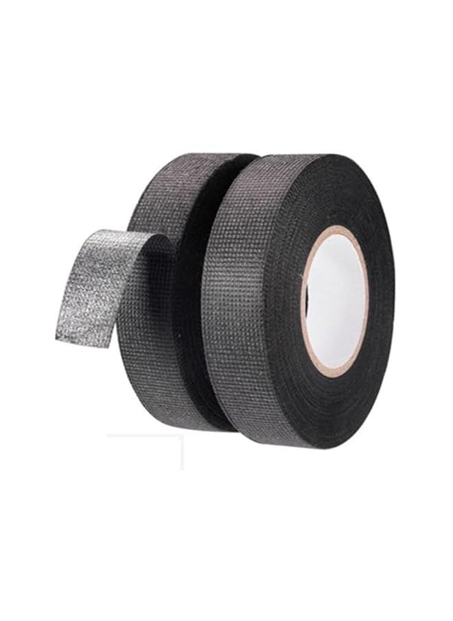 PROMASS - promass 4 Pcs 15mm x 15m Wiring Harness Tape, Self Adhesive Automotive Tapes, Automotive Fabric Tape for Automotive Engine, Electrical Wiring, Wrapping Car Wiring - Image 1