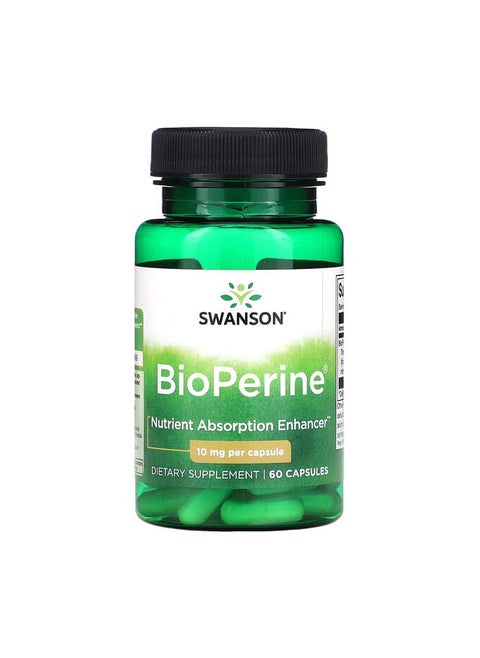 BioPerine, 10 mg, 60 Capsules