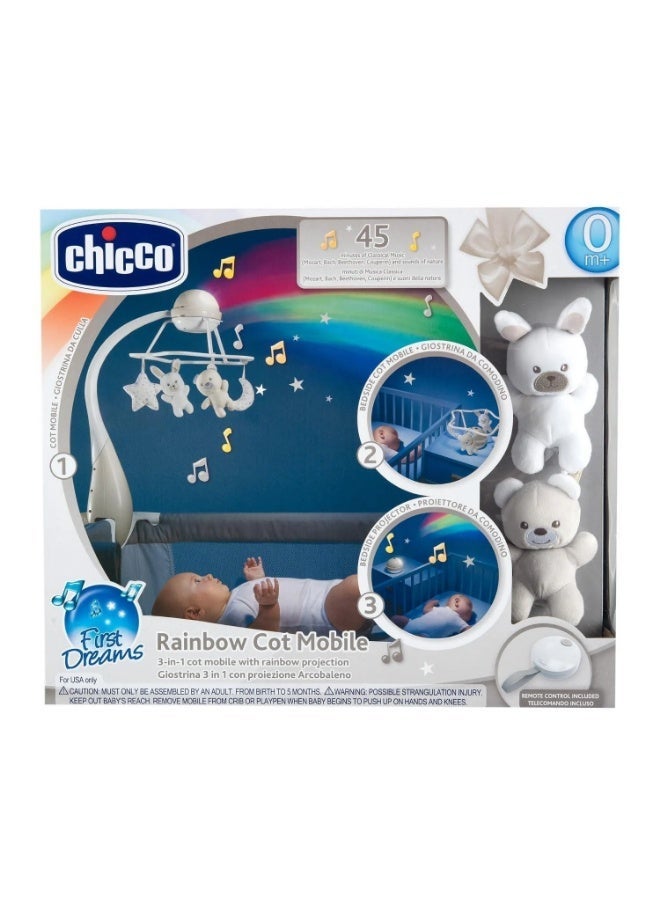 شيكو لهايه دواره لسرير الطفل مضيثه باصوات وريموت كنترول من شيكوو - Image 1