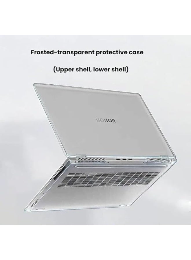 Case Compatible with Honor MagicBook Pro 16 2025 16 Inch Laptop Protective Shell Frosted Transparent Shell Cover Heat Dissipation and Anti Drop - Image 3