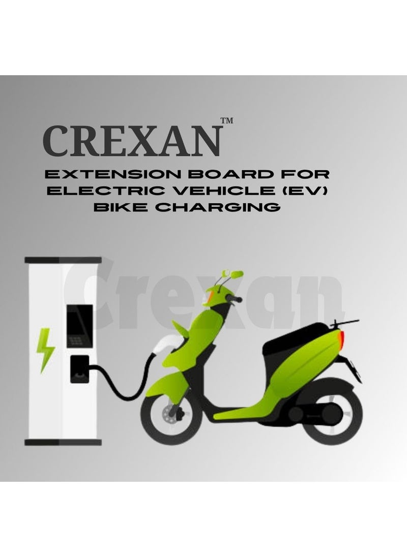 CREXAN Crexan Extension Board 240 Volts 3 Pin 6A1500 Wattage with 16Amp Socket 5nos16Amp MCB with Power Indicator and 16A Big Plug25 Sqmm 3 Core White Copper Wire  - Image 5