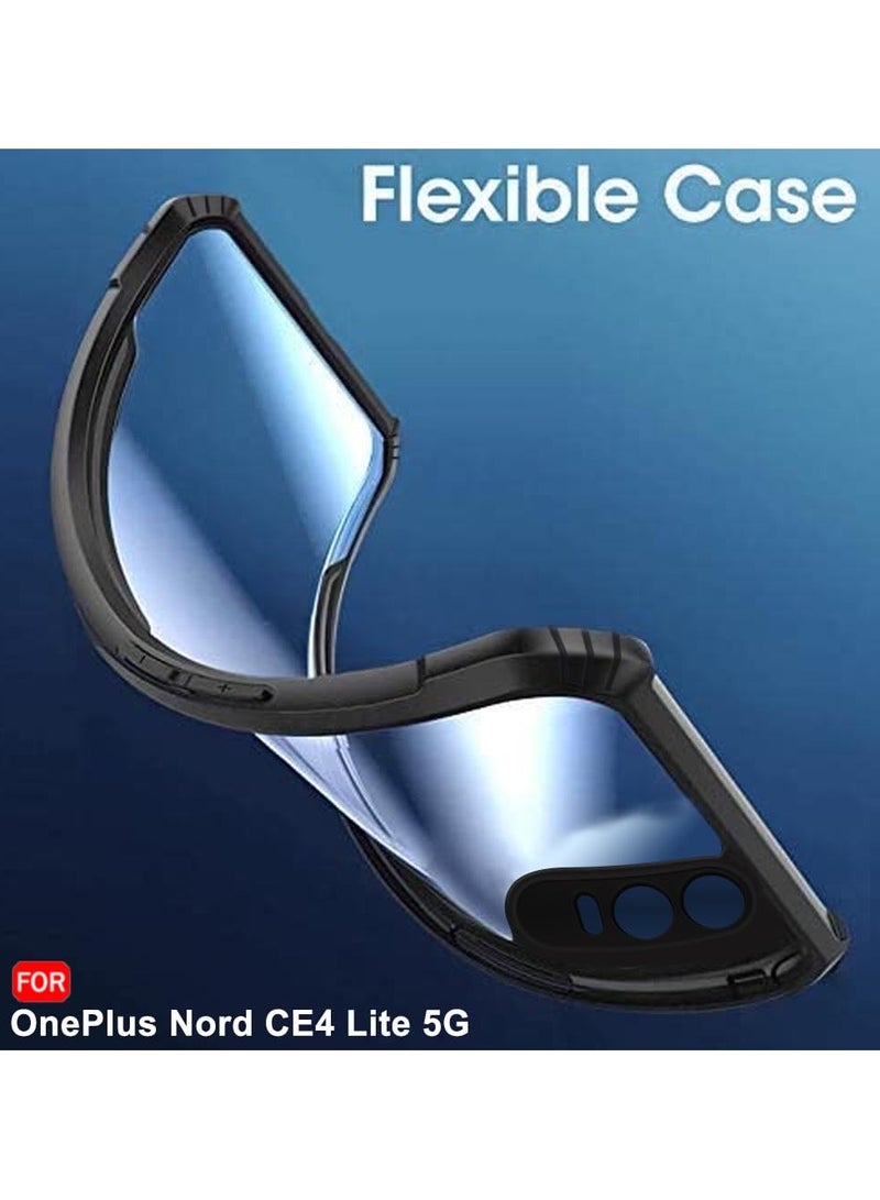 OnePlus Nord CE 4 Lite Hard PC Back Cover Case with Shockproof Premium TPU Border 360 Degree Impact Resistant Camera lens Protection Transparent Cover For OnePlus Nord CE 4 Lite - Image 4