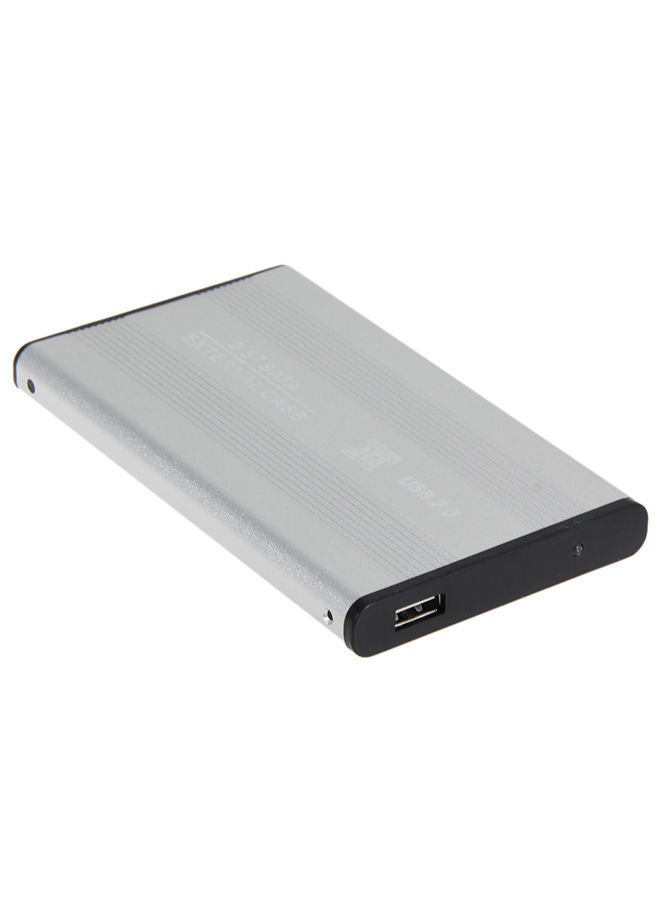 NIBEMINENT USB 2.0 SATA Enclosure External Case for Laptop Hard Disk Silver  - Image 4