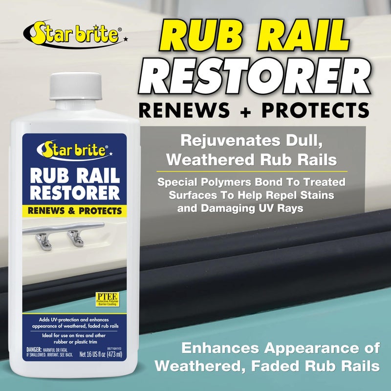 STAR BRITE Rub Rail Restorer & Protectant Spray - Expertly Cleans, Revitalizes & Shields Boat Rub Rails - 16 OZ (086716) - Image 3