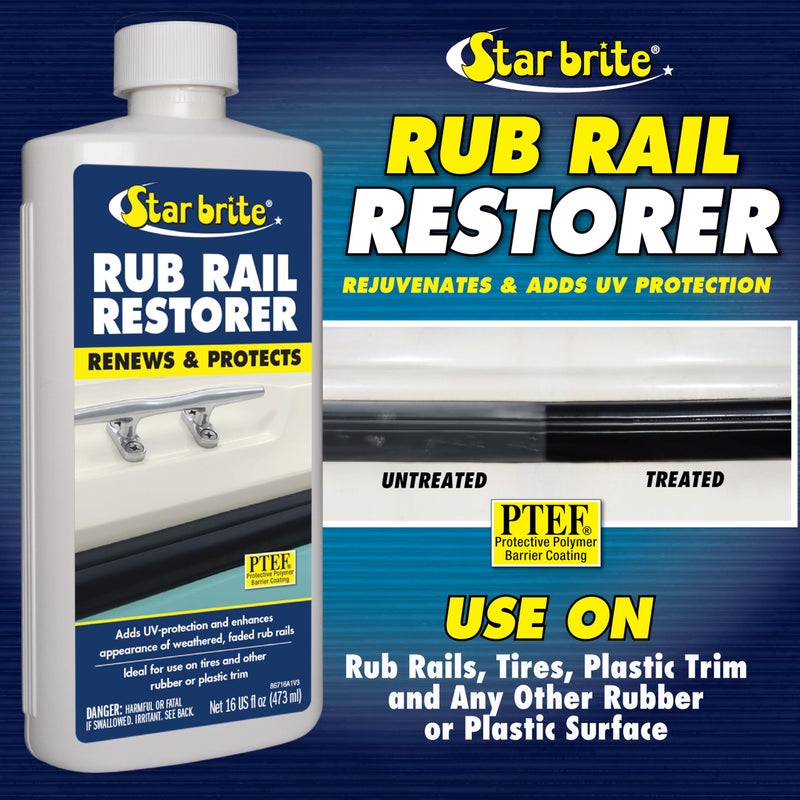 STAR BRITE Rub Rail Restorer & Protectant Spray - Expertly Cleans, Revitalizes & Shields Boat Rub Rails - 16 OZ (086716) - Image 2