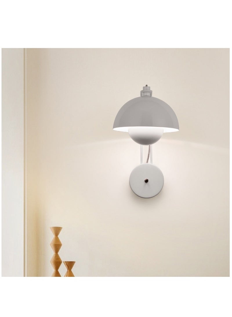 Arabest مصابيح حائطية مع مفتاح تشغيل وإيقاف، مصباح حائطي بجسم مطلي بطلاء غير لامع، مصباح بجانب السرير، مصابيح زينة الحمام - Image 1