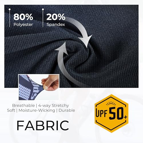 sponeed Men Shorts for Bicycle Riding Road Biker Trails Commuting Indoor Spinning Ride Tights US L Blue - Image 5
