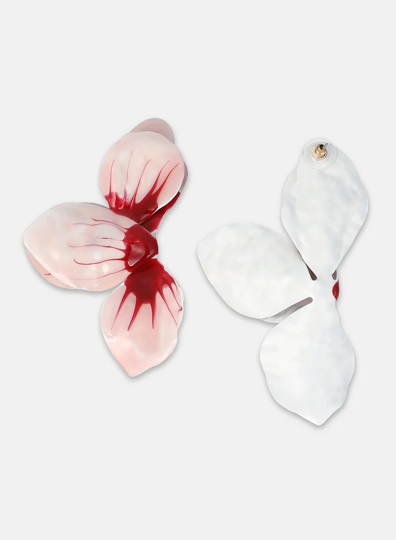 SOHI Withered-Primrose Artificial Drop Earring Jewellery