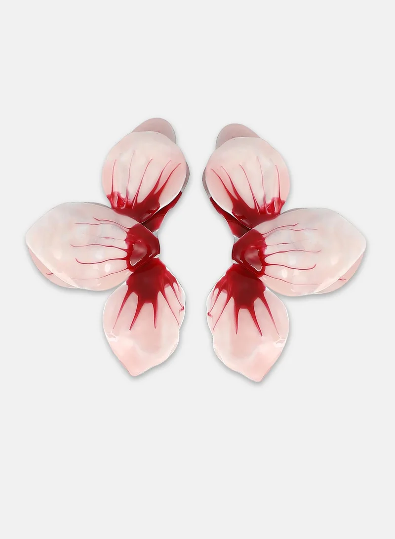 SOHI Withered-Primrose Artificial Drop Earring Jewellery