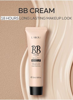 Laikou BB Cream,  Beauty Makeup, Even Skin Tone, Conceal Pores, Cover Blemishes, 30ml 1.06fl.oz.  - Image 1