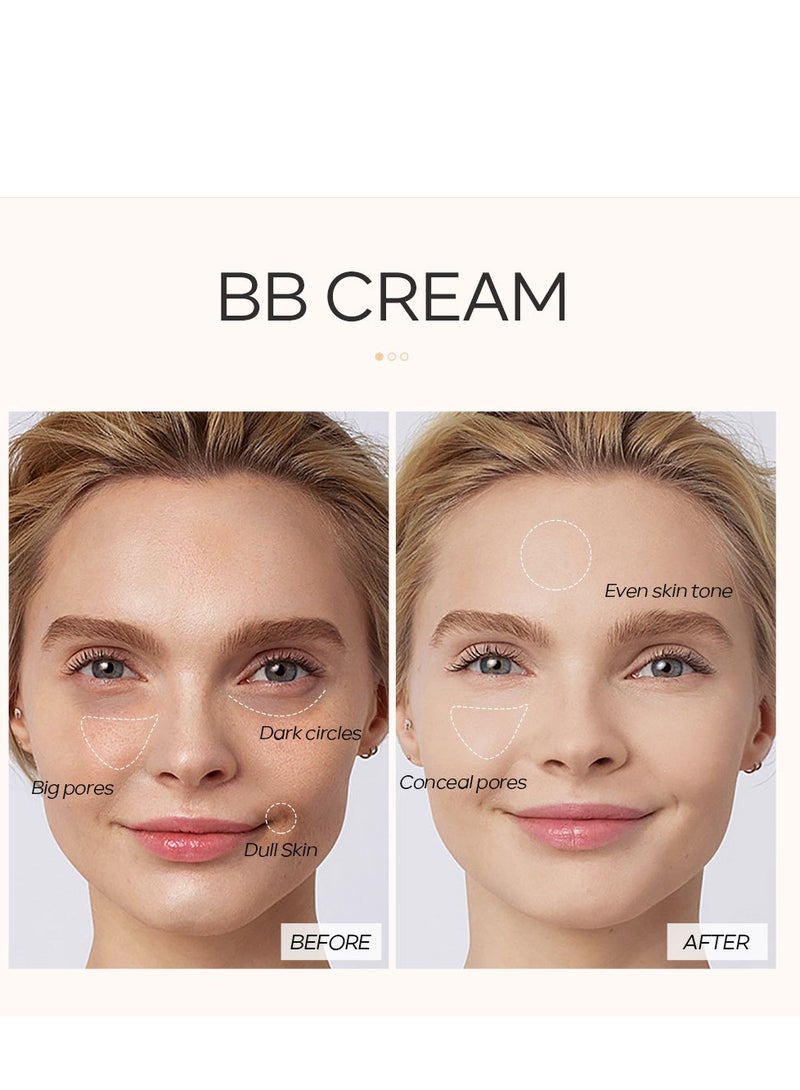 Laikou BB Cream,  Beauty Makeup, Even Skin Tone, Conceal Pores, Cover Blemishes, 30ml 1.06fl.oz. - Image 3