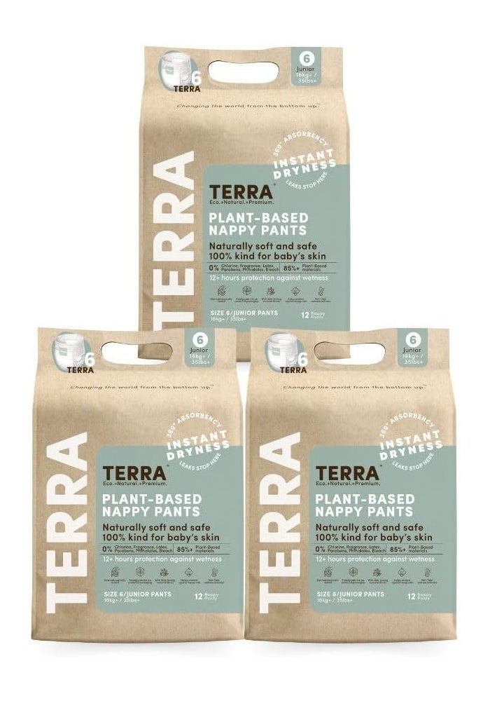 Terra Plant-Based Nappy Pants Size 6 - Image 1