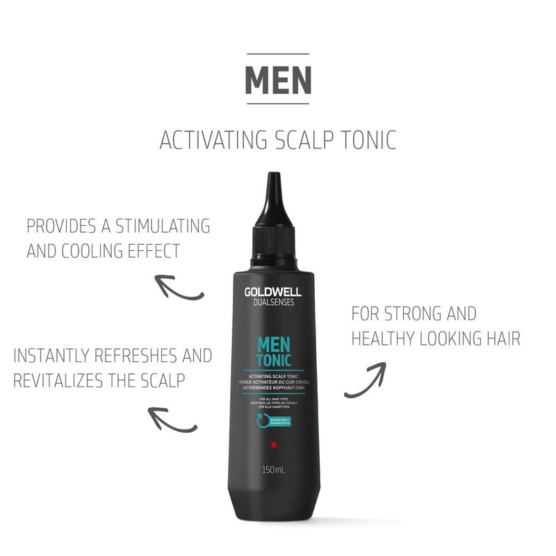 Goldwell Dualsenses Men Tonic Activating Scalp Tonic to Instantly Refresh & Revitalize, 150mL - Image 2