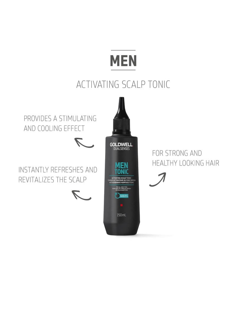 Goldwell Goldwell Dualsenses Men Tonic Activating Scalp Tonic to Instantly Refresh & Revitalize, 150mL  - Image 2