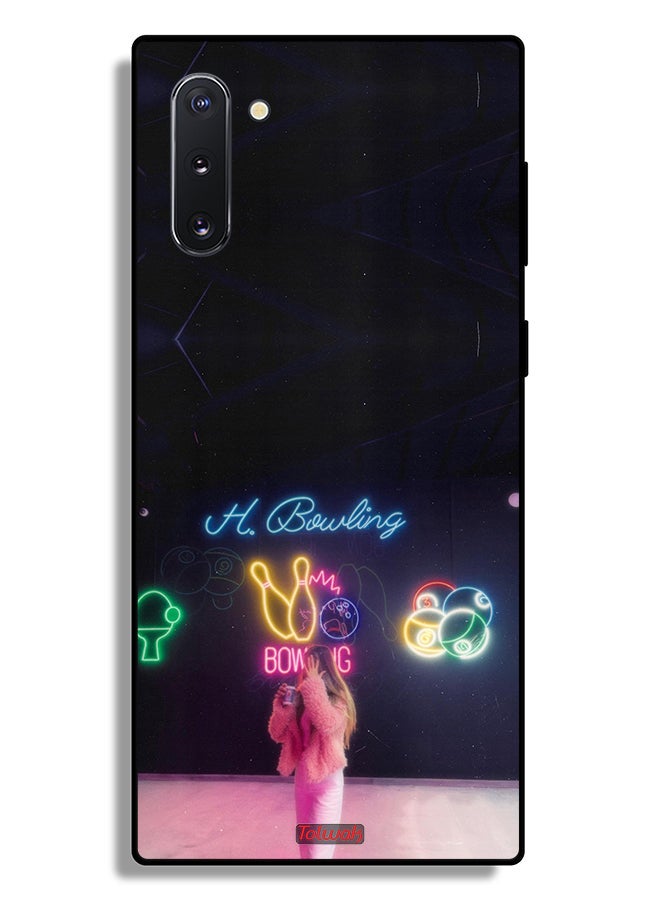 Tolwak Samsung Galaxy Note 10 Protective Case Cover Bowling Lover - Image 2
