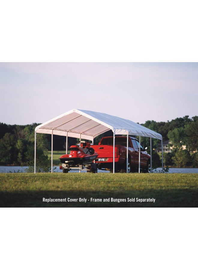 ShelterLogic ShelterLogic SuperMax All Purpose Outdoor 12 x 20-Feet Canopy Replacement Cover for SuperMax Canopies (Cover Only, Frame Not Included) - Image 3