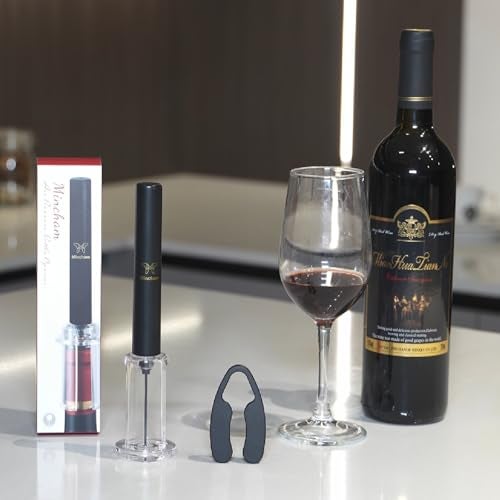 Mincham Wine Opener, Air Pressure Pump Corkscrew Wine Bottle Opener with Foil Cutter, Gifts to Wine Lovers - Image 2
