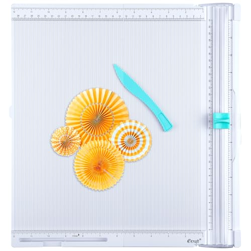 Ecraft Paper trimmer Scoring Board: 12 x12 inch craft paper cutter - folding & Scorer for cover of book & Gift box and Photo etc - Image 1